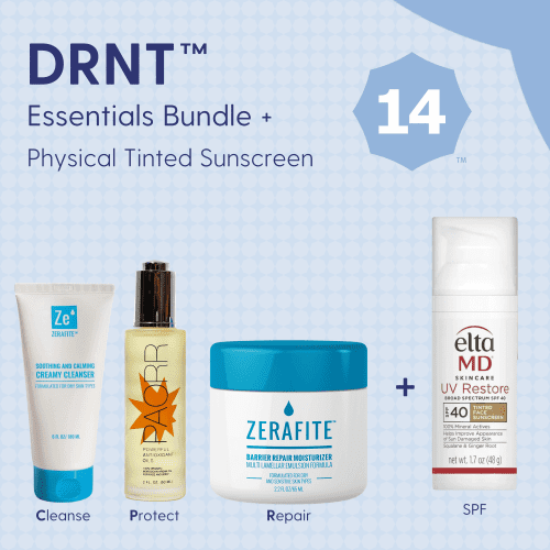 Skin Type Solutions Skincare Bundle Physical Tinted Sunscreen DRNT 14 - Essentials Bundle - Skin Type Solutions