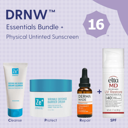 Skin Type Solutions Skincare Bundle Physical Untinted Sunscreen DRNW 16 - Essentials Bundle - Skin Type Solutions