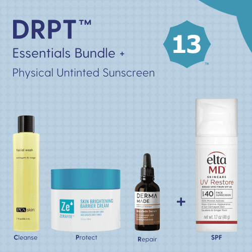 Skin Type Solutions Skincare Bundle Physical Untinted Sunscreen DRPT 13 - Essentials Bundle - Skin Type Solutions