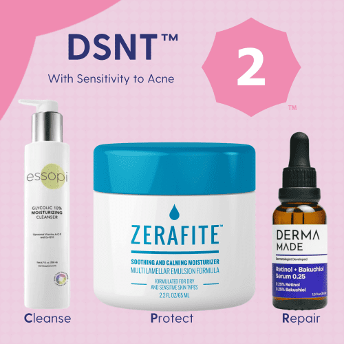 Skin Type Solutions Skincare Bundle No Sunscreen DSNT 2 Acne - Essentials Bundle - Skin Type Solutions