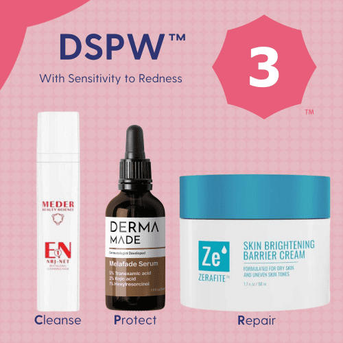 Skin Type Solutions Skincare Bundle No Sunscreen DSPW 3 Redness - Essentials Bundle - Skin Type Solutions