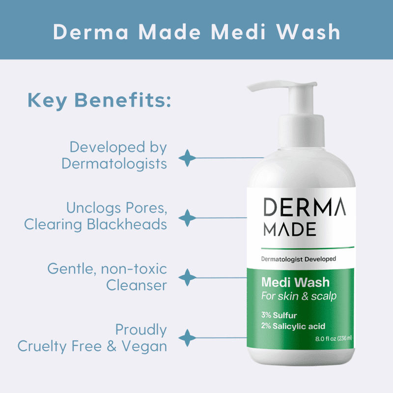 Derma made medi wash key benefits