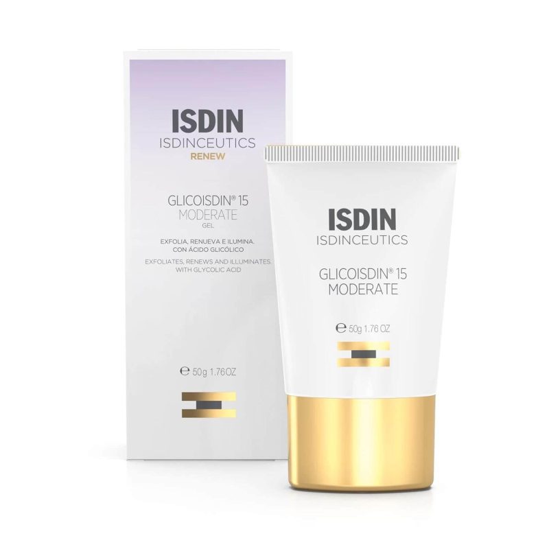 ISDIN Facial Treatment 1.7 oz. ISDIN Glicoisdin 15 Moderate Exfoliating Glycolic Acid Face Gel - Skin Type Solutions