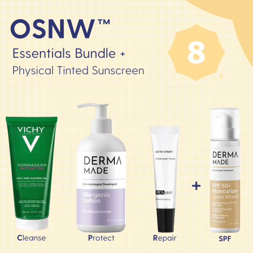 Skin Type Solutions Skincare Bundle Physical Tinted Sunscreen OSNW 8 Acne - Essentials Bundle - Skin Type Solutions