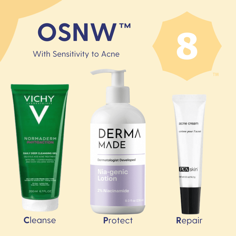 Skin Type Solutions Skincare Bundle No Sunscreen OSNW 8 Acne - Essentials Bundle - Skin Type Solutions