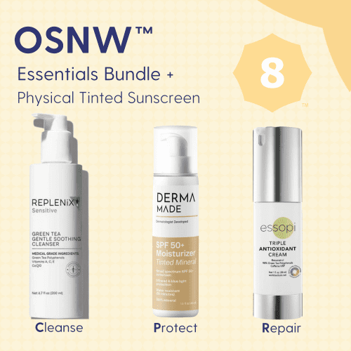 Skin Type Solutions Skincare Bundle Physical Tinted Sunscreen OSNW 8 Stinging - Essentials Bundle - Skin Type Solutions