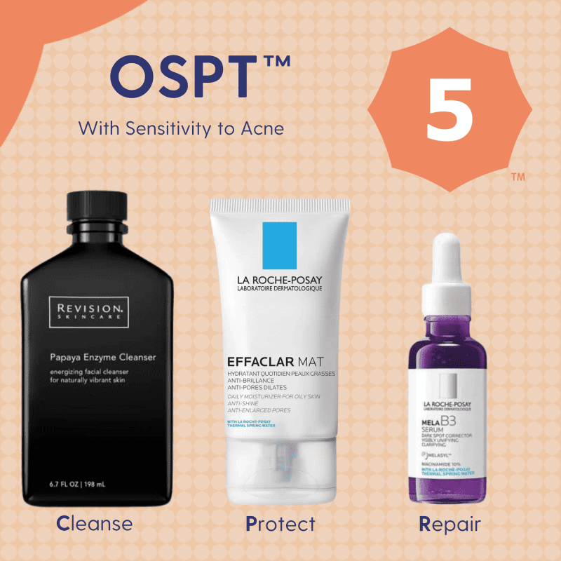 Skin Type Solutions Skincare Bundle No Sunscreen OSPT 5 Acne - Essentials Bundle - Skin Type Solutions