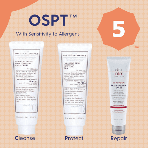 Skin Type Solutions Skincare Bundle Tinted Sunscreen OSPT 5 Allergic - Essentials Bundle - Skin Type Solutions