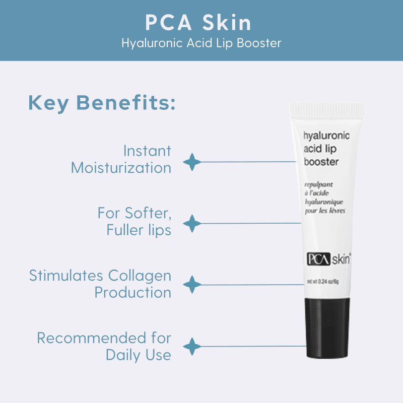 PCA skin hyaluronic acid lip booster key benefits