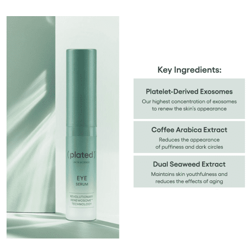 Plated EyeSerum Key Ingredients