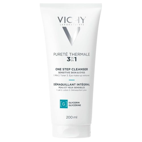 Vichy Facial Cleanser 200ml Vichy Pureté Thermale 3-in-1 One Step Cleanser - Skin Type Solutions