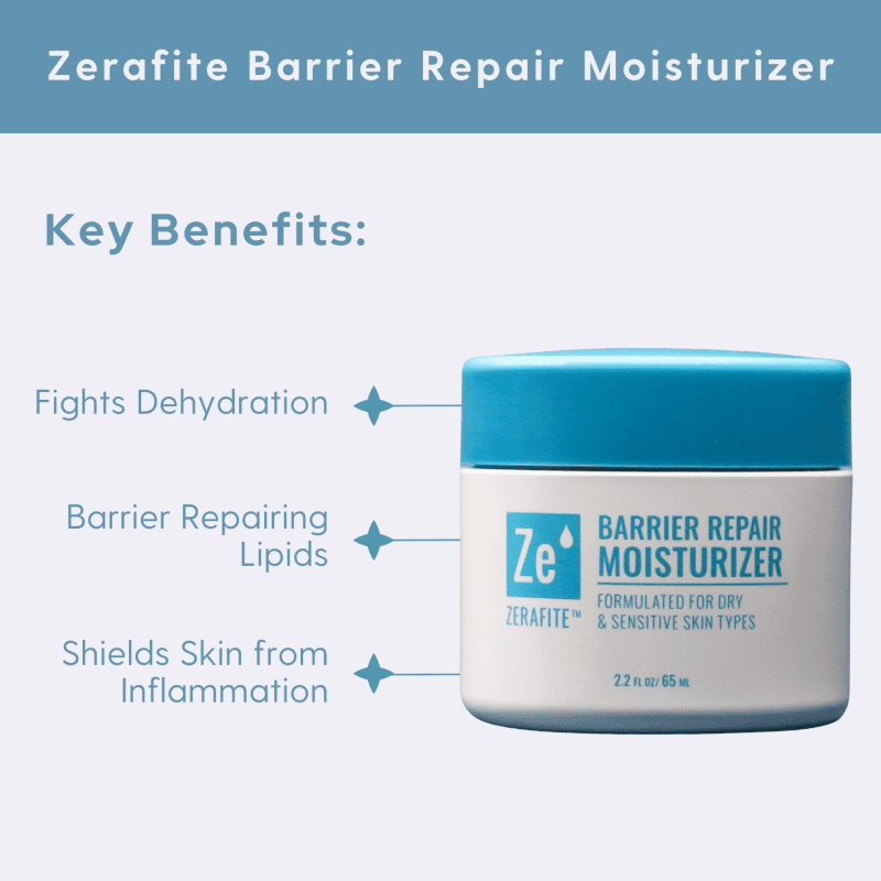 Zerafite barrier repair moisturizer serum key benefits