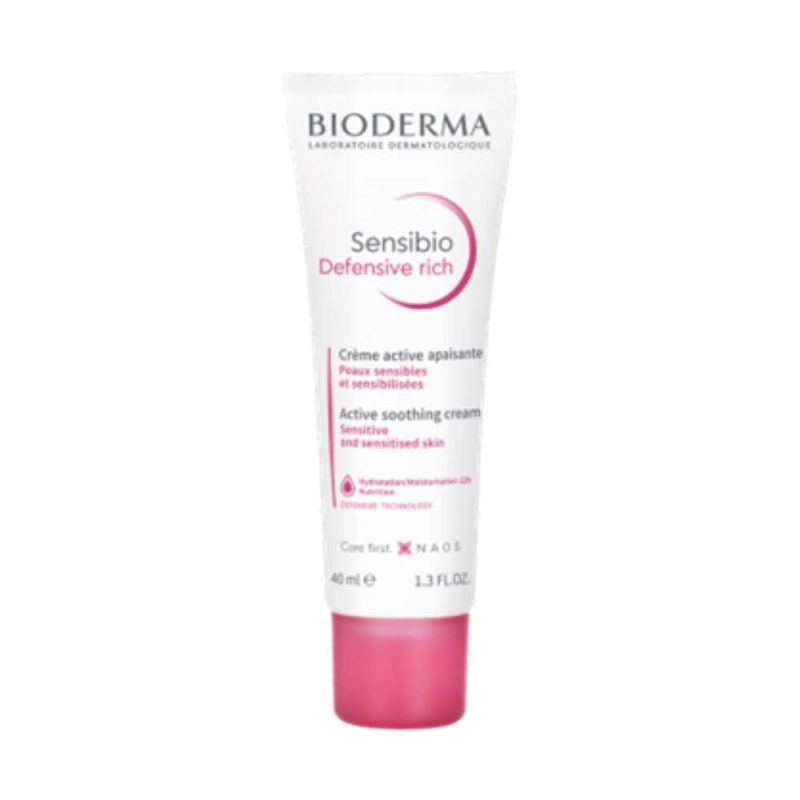 Bioderma Facial Moisturizer 1.33 fl. oz. Bioderma Sensibio Defensive Rich Active Soothing Cream - Skin Type Solutions