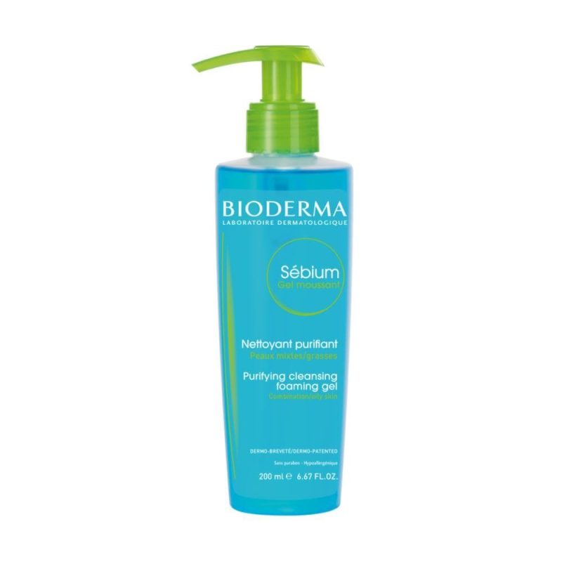 Bioderma Facial Cleanser 6.67 oz. Bioderma Sébium Foaming Gel - Skin Type Solutions