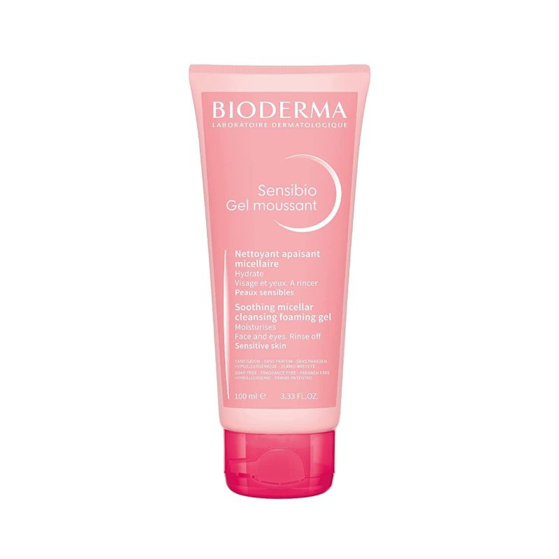 Bioderma Facial Cleanser 3.33 oz. Travel Size Bioderma Sensibio Foaming Gel Cleanser - Skin Type Solutions