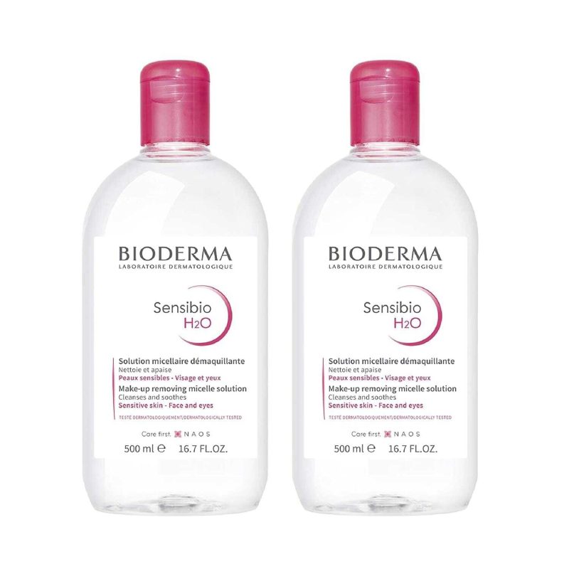 Bioderma Body Cleanser 2 x 500ml / 33.4 fl. oz. Bioderma Sensibio H2O Micellar Water - Skin Type Solutions