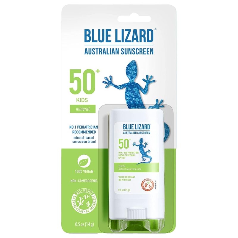 Blue Lizard Body Sunscreen 0.5 oz. (Stick) Blue Lizard Australian Kids Mineral Sunscreen Stick SPF 50+ - Skin Type Solutions