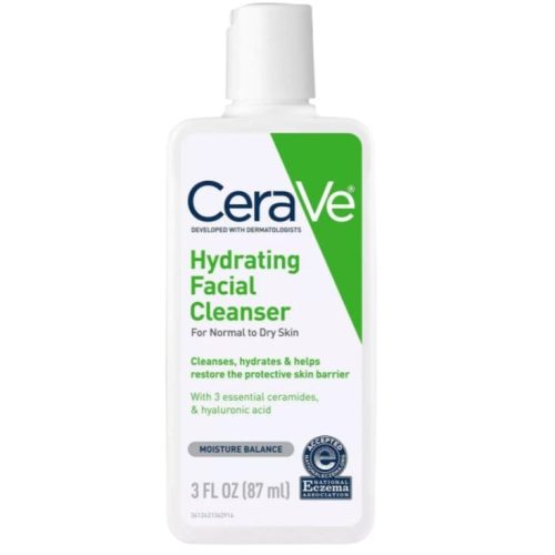 Cerave Facial Cleanser 3 oz. CeraVe Hydrating Facial Cleanser for Normal to Dry Skin - Skin Type Solutions