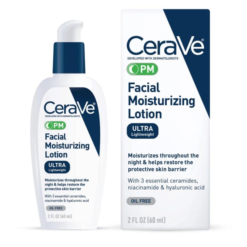 Cerave Facial Moisturizer 2 fl. oz. CeraVe PM Facial Moisturizing Lotion - Skin Type Solutions