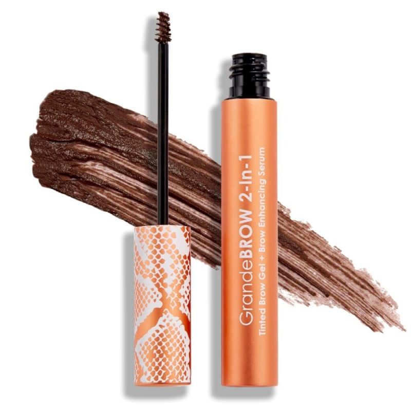 Grande Cosmetics SkinCare Auburn Grande Cosmetics GrandeBROW 2-in-1 Tinted Brow Gel + Brow Enhancing Serum - Skin Type Solutions