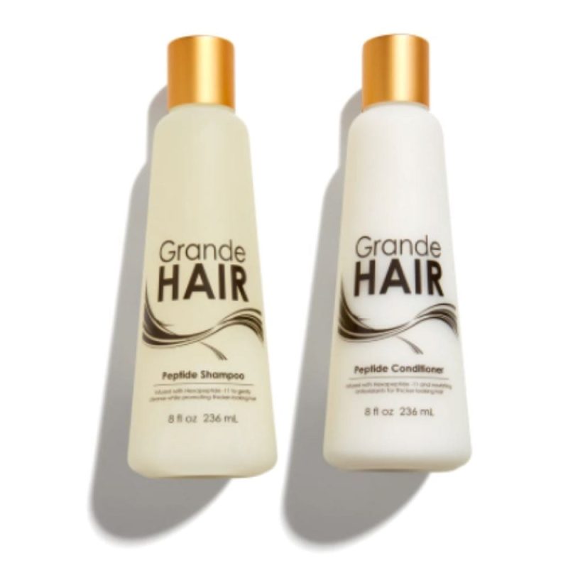 grandehair peptide shampoo conditioner duo Grande Cosmetics shop at skin type solutions