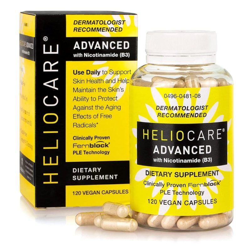 Heliocare Skin Supplements 120 Vegan Capsules Heliocare Advanced Antioxidant Supplement with Nicotinamide B3 - Skin Type Solutions