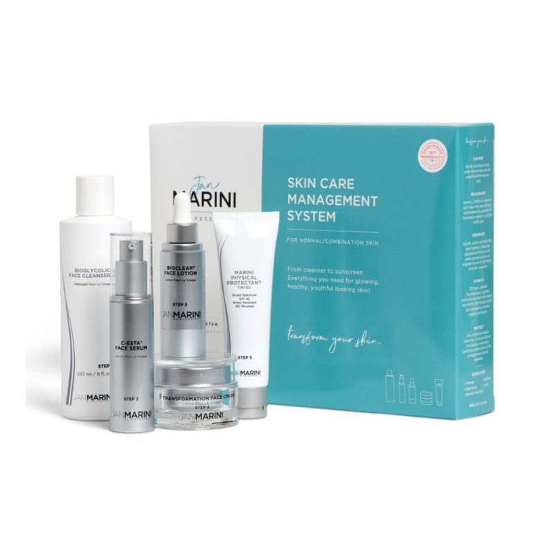 jan marini skin care management system normal to combination skin with marini physical protectant spf 45 Jan Marini shop at skin type solutions