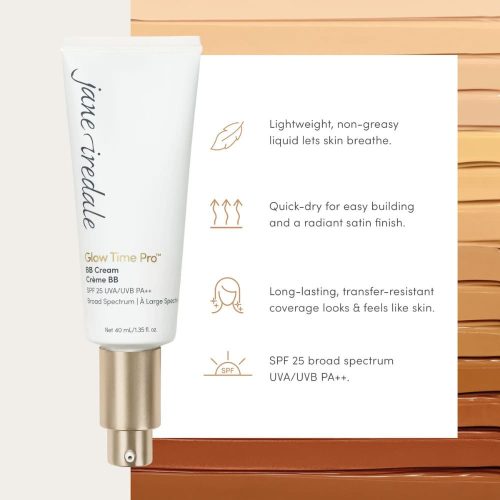 jane iredale glow time pro cream spf 25 GT2 shop at skin type solutions