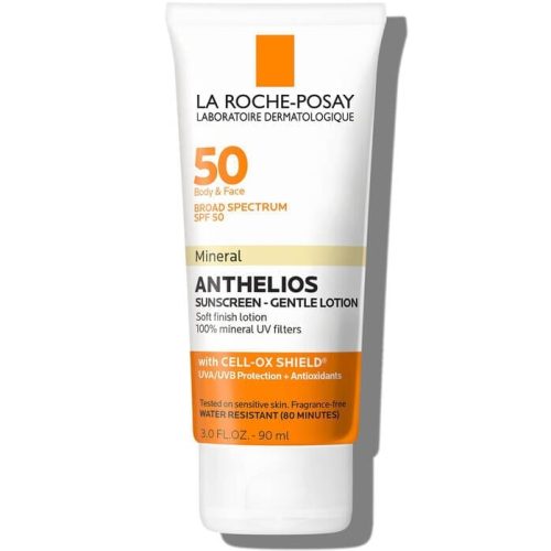 La Roche-Posay Facial Sunscreen 3.0 oz. La Roche-Posay Anthelios SPF 50 Gentle Lotion Mineral Sunscreen - Skin Type Solutions