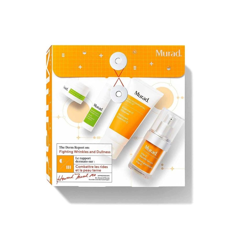 murad the derm report on fighting wrinkles and dullness Murad shop at skin type solutions