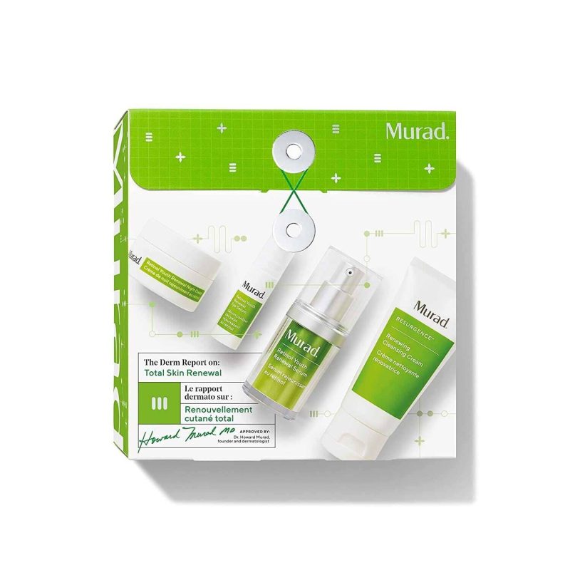 murad the derm report on total skin renewal Murad shop at skin type solutions