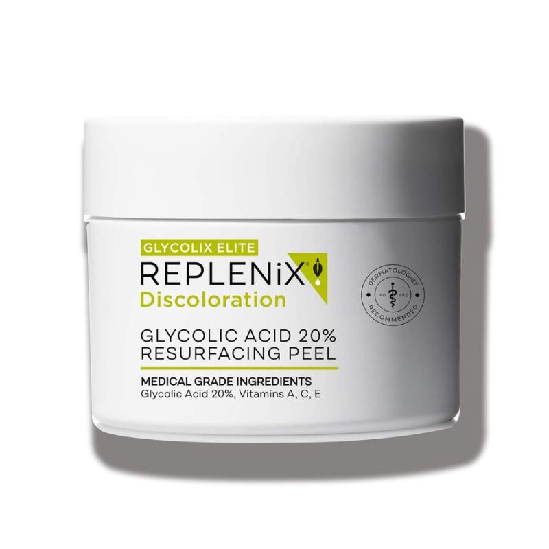 Replenix Facial Treatment 60 Pads Replenix Glycolic Acid 20% Resurfacing Peel - Skin Type Solutions