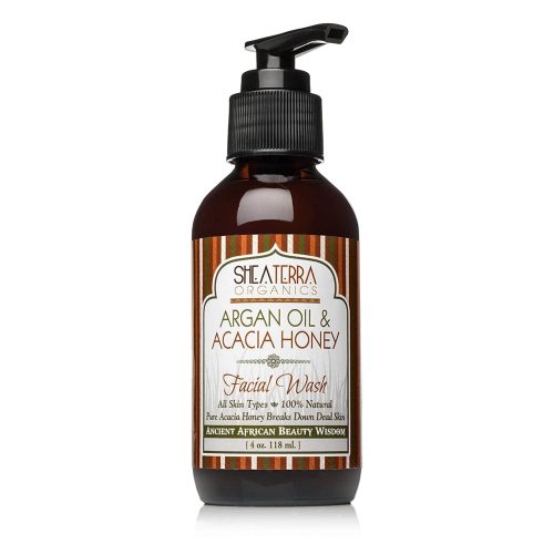 Shea Terra Facial Cleanser 4 oz. Shea Terra Argan Oil & Acacia Honey Facial Wash Api-Therapy - Skin Type Solutions