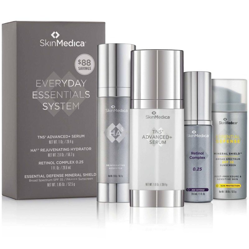 skinmedica everyday essentials with tns advanced serum SkinMedica shop at skin type solutions