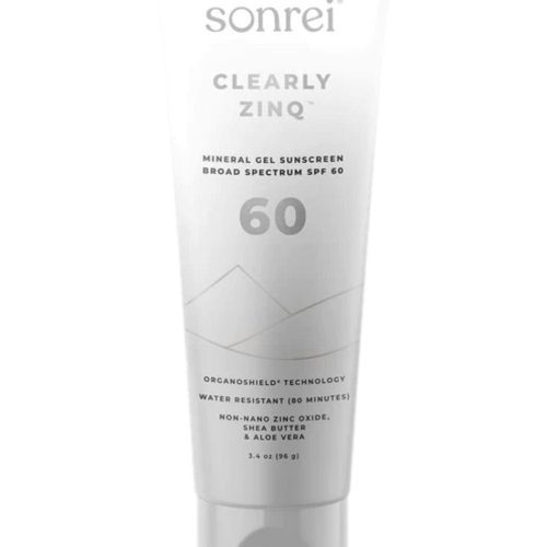 Sonrei Body Sunscreen 3.4 oz. Sonrei Clearly Zinq Mineral Gel Sunscreen SPF 60 - Skin Type Solutions