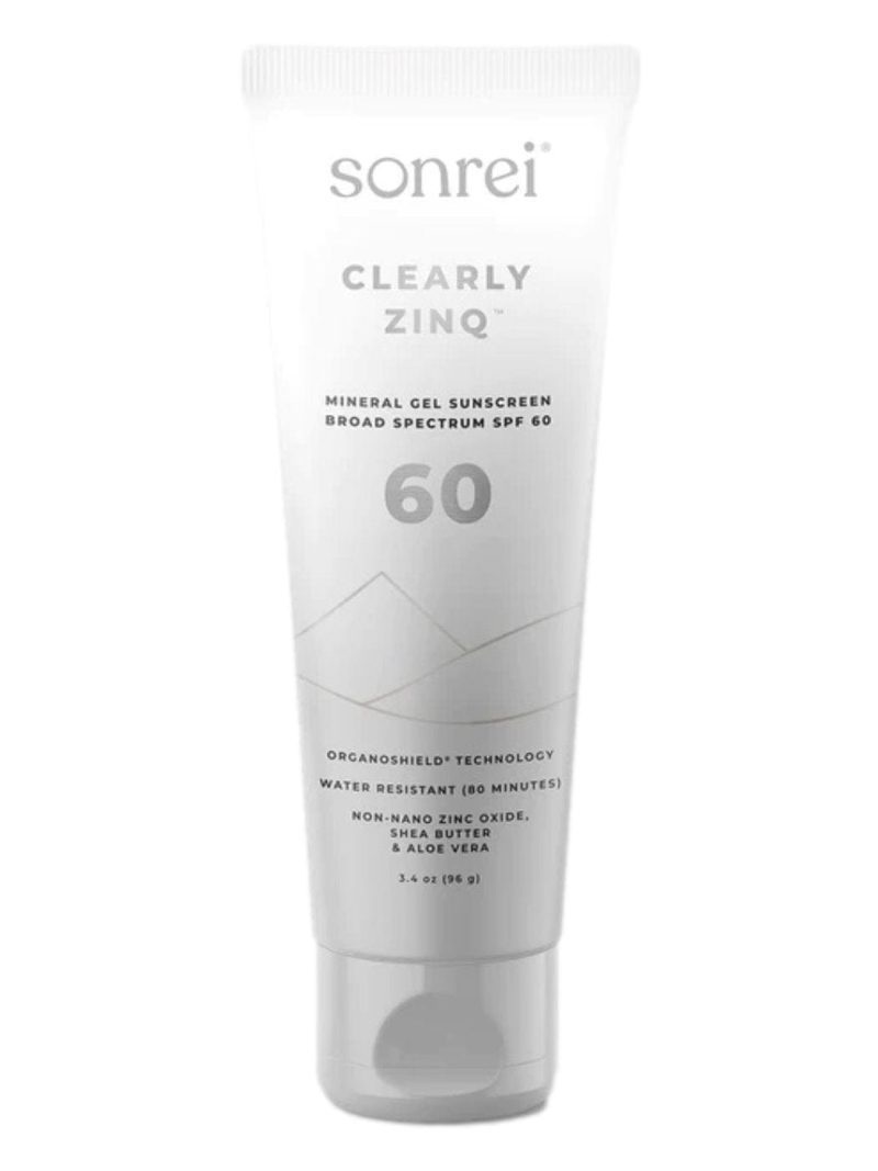 Sonrei Body Sunscreen 3.4 oz. Sonrei Clearly Zinq Mineral Gel Sunscreen SPF 60 - Skin Type Solutions