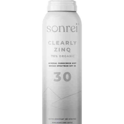 Sonrei Body Sunscreen 6 oz. Sonrei Clearly Zinq Organic Mineral Sunscreen Mist SPF 30 - Skin Type Solutions