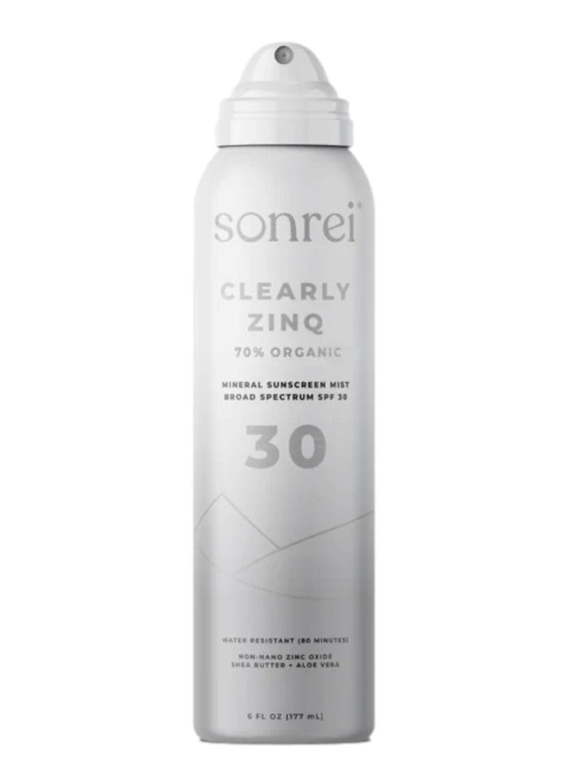 Sonrei Body Sunscreen 6 oz. Sonrei Clearly Zinq Organic Mineral Sunscreen Mist SPF 30 - Skin Type Solutions