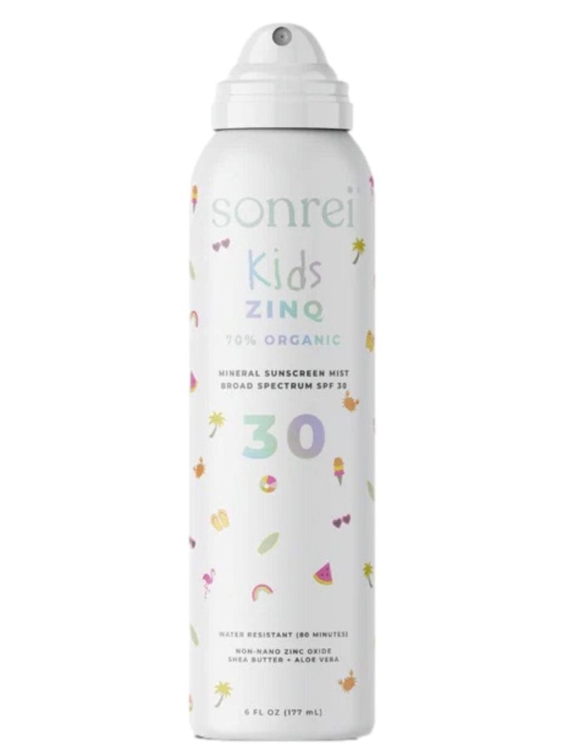 Sonrei Body Sunscreen 6 oz. Sonrei Kids Zinq Organic Mineral Sunscreen Mist SPF 30 - Skin Type Solutions