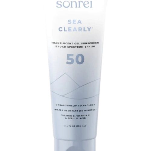 Sonrei Body Sunscreen 3.4 oz. Sonrei Sea Clearly Translucent Gel Sunscreen SPF 50 - Skin Type Solutions