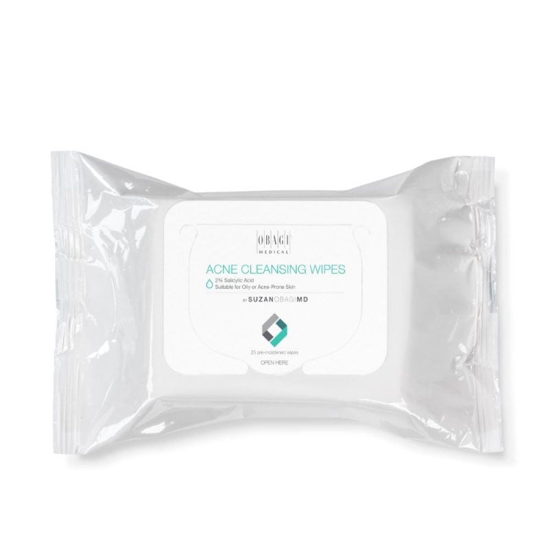 suzanobagimd on the go cleansing wipes for oily or acne prone skin 25 count suzanobagimd 2