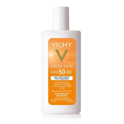 Vichy Facial Sunscreen 50ml Vichy Capital Soleil Ultra Light Sunscreen SPF 50 - Skin Type Solutions