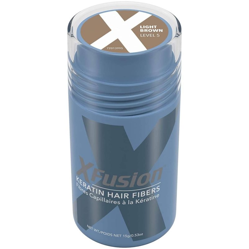 XFusion by Toppik SkinCare Light Brown / 0.53 oz XFusion Keratin Hair Fibers - Skin Type Solutions