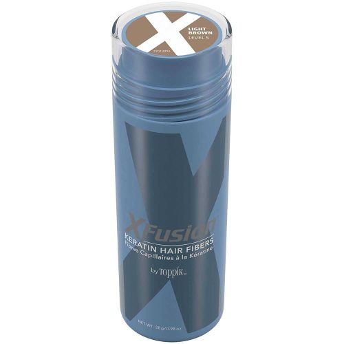 XFusion by Toppik SkinCare Light Brown / 0.98 oz XFusion Keratin Hair Fibers - Skin Type Solutions