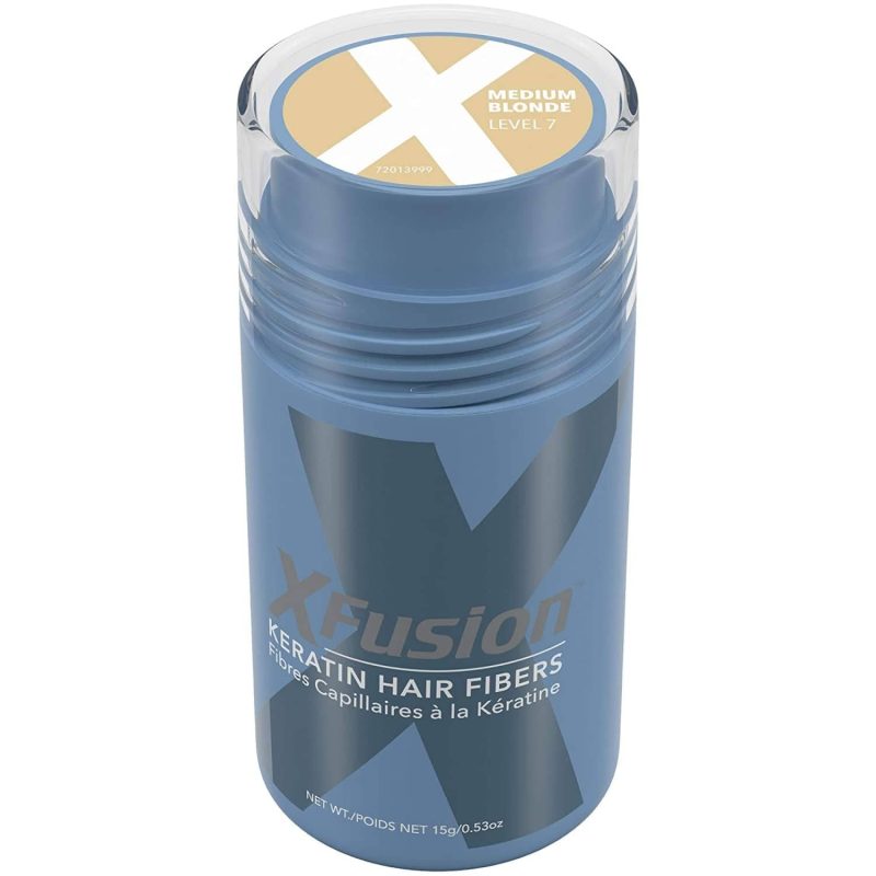 XFusion by Toppik SkinCare Medium Blonde / 0.53 oz XFusion Keratin Hair Fibers - Skin Type Solutions