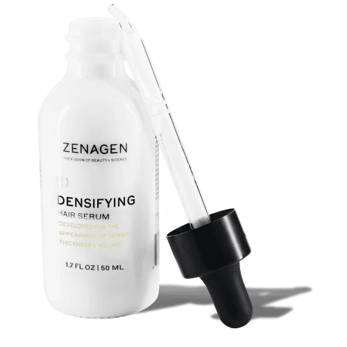 zenagen densifying hair serum open