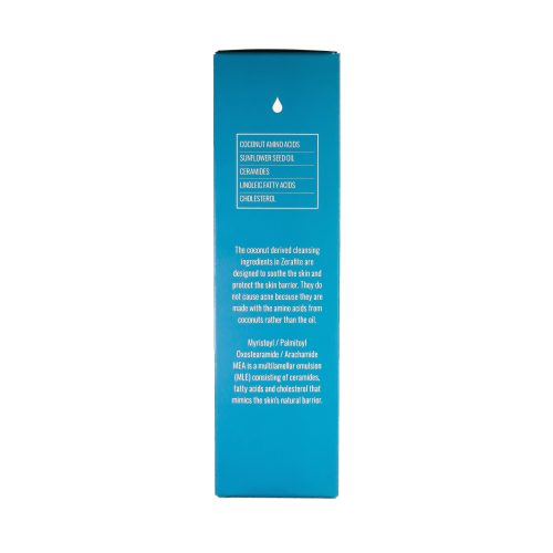 zerafite soothing and calming creamy cleanser shop at skin type solutions box side 2